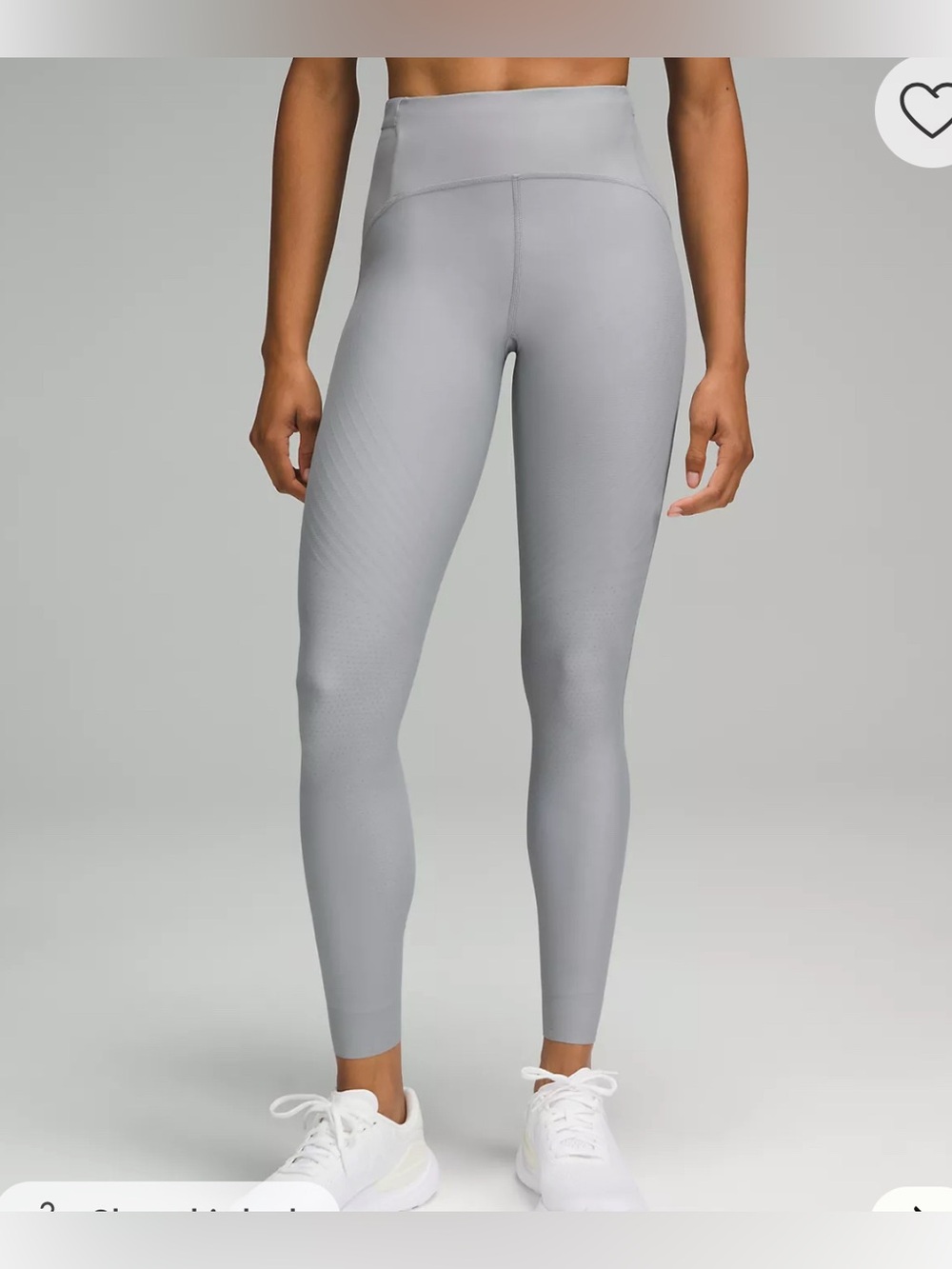 Lululemon Senseknit High Rise Tight Leggings 28” Gray Athletic Yoga Women’s 2